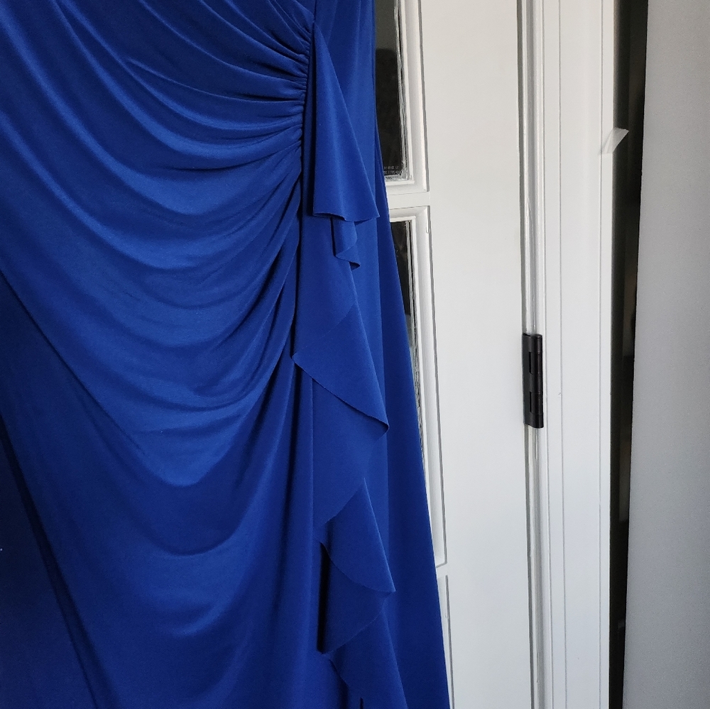 Royal blue dress